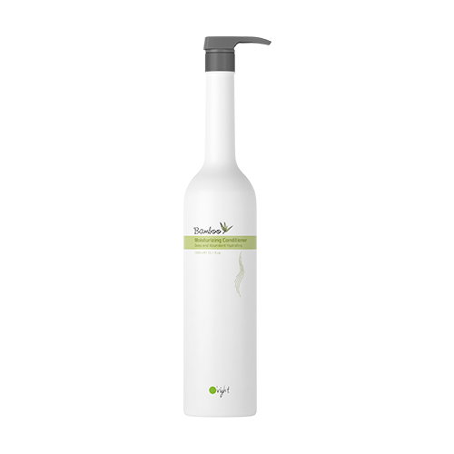 Bamboo moisturizing conditioner for dry and brittle hair and split ends