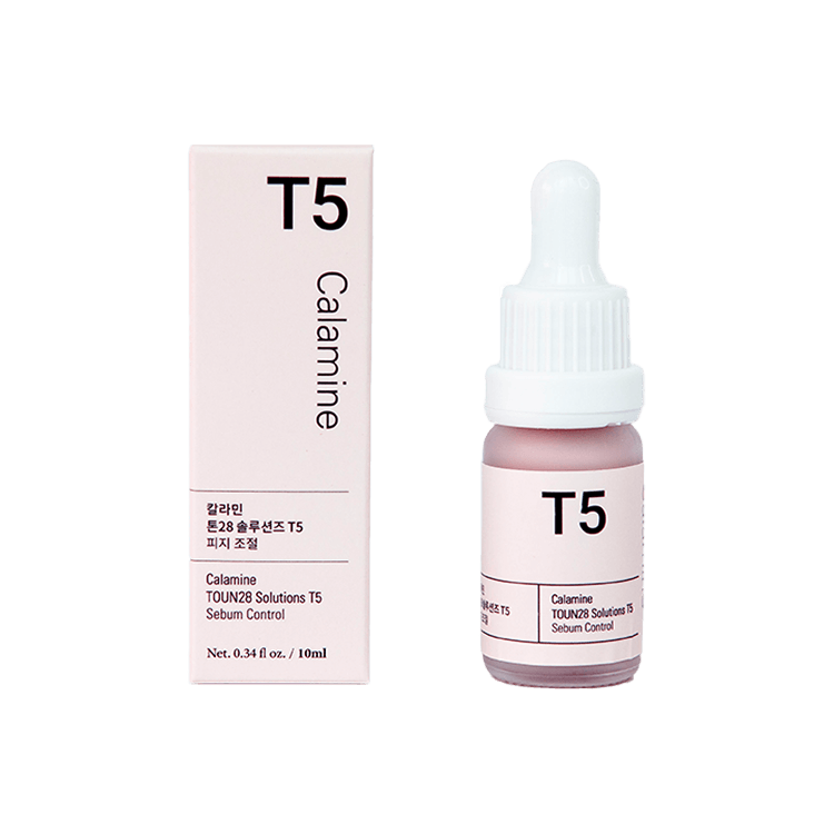 Calamine face serum to control sebum production and oily skin