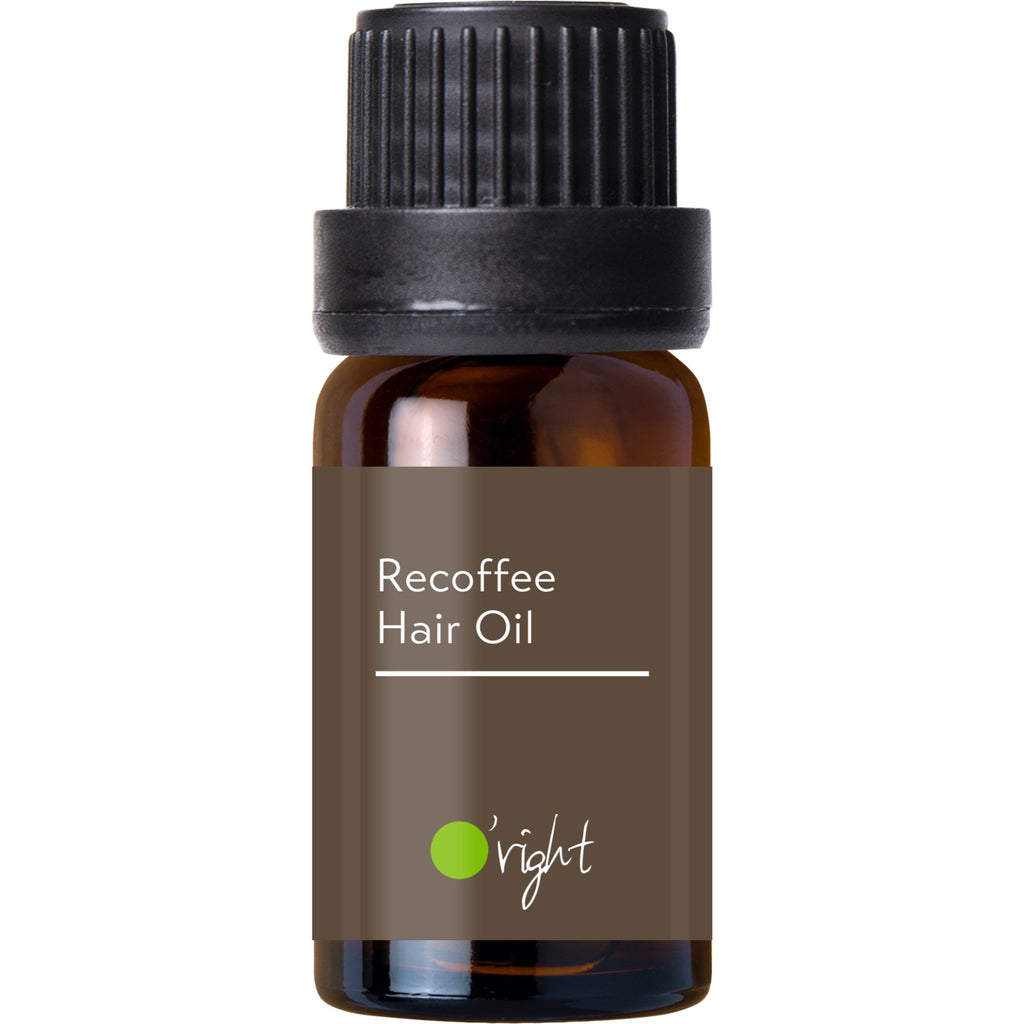Organic hair oil with caffeine for hair fall